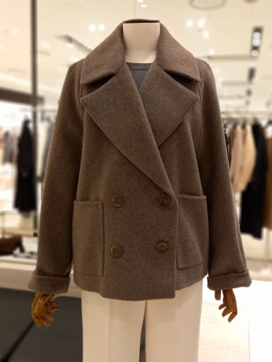 빅포켓 더블 코트